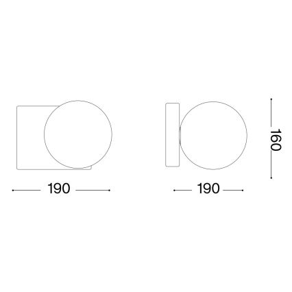 Ideal Lux - Applique murale LED PENTA 1xG9/3W/230V doré