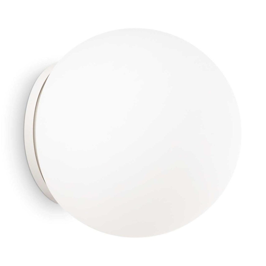 Ideal Lux - Applique murale MAPA 1xE27/42W/230V Ø 30 cm blanche
