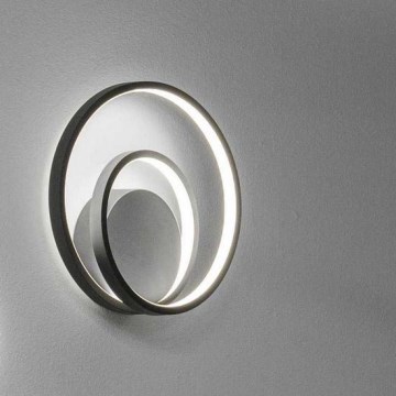 Ideal Lux - Applique murale OZ LED/26W/230V CRI 90 noir