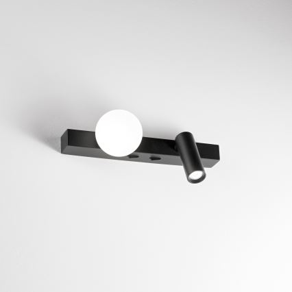 Ideal Lux - Applique murale PING PONG 2xLED/3W/230V CRI 90 noir