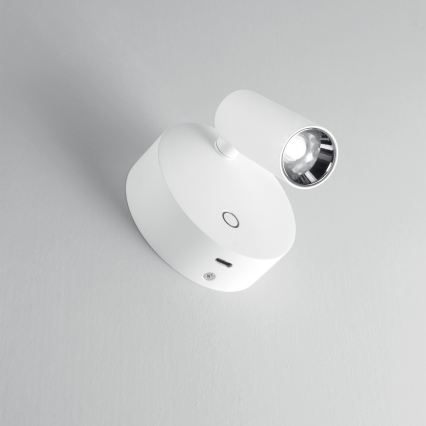 Ideal Lux - Spot mural LED à commande tactile dimmable ELF LED/3W/230V CRI 95 blanc