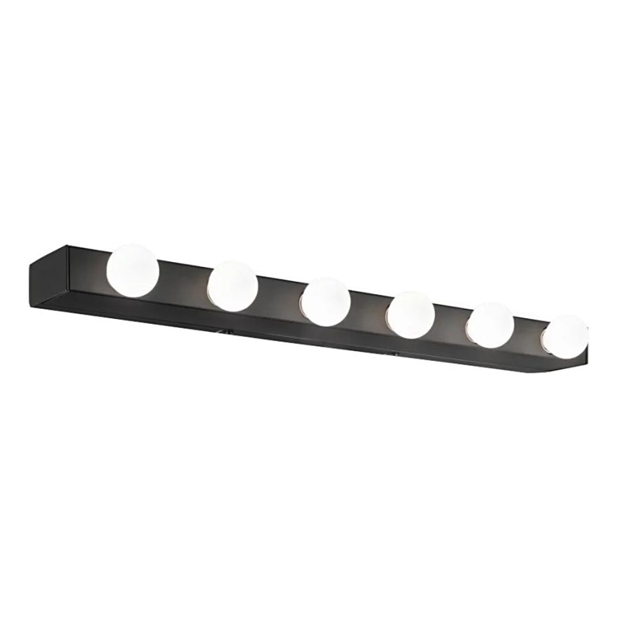 Ideal Lux - Applique PRIVE 6xE14/40W/230V nero