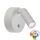 Ideal Lux - Applique spot murale LED dimmable rechargeable à commande tactile BEAN LED/3W/5V 2200 mAh CRI 95 blanc