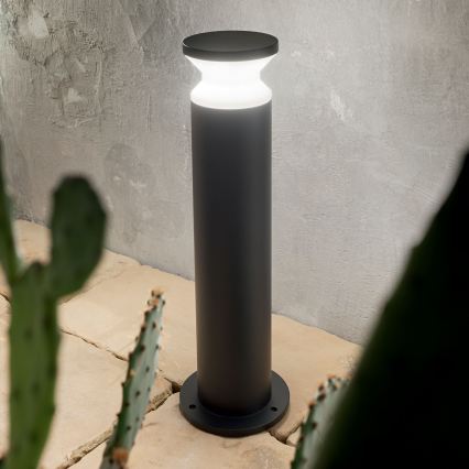 Ideal Lux - Außenleuchte TORRE 1xE27/15W/230V 60 cm IP65 schwarz