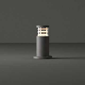 Ideal Lux - Außenleuchte TRONCO 1xE27/42W/230V 25 cm IP65 anthrazit