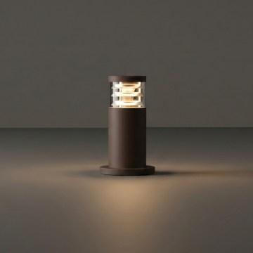 Ideal Lux - Außenleuchte TRONCO 1xE27/42W/230V 25 cm IP65 braun
