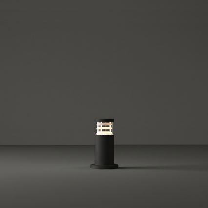 Ideal Lux - Außenleuchte TRONCO 1xE27/42W/230V 25 cm IP65 schwarz