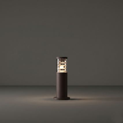 Ideal Lux - Außenleuchte TRONCO 1xE27/42W/230V 40 cm IP65 braun