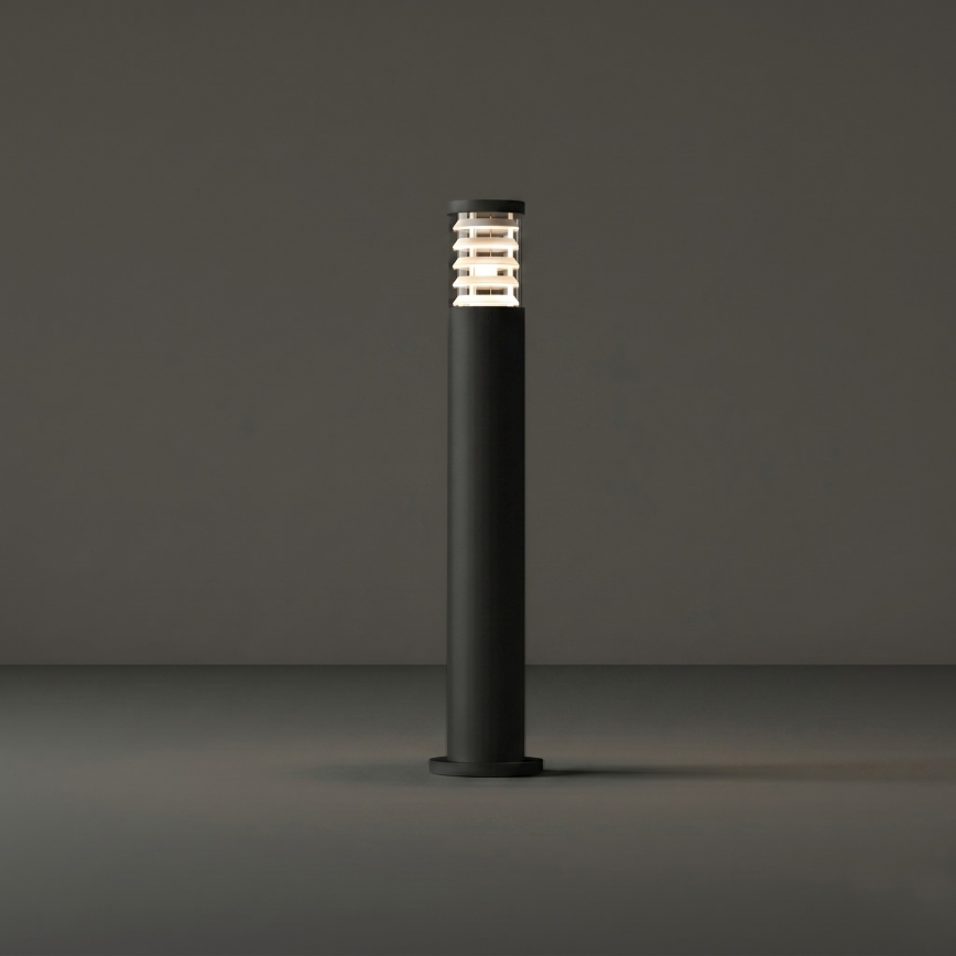 Ideal Lux - Außenleuchte TRONCO 1xE27/42W/230V 80 cm IP65 schwarz