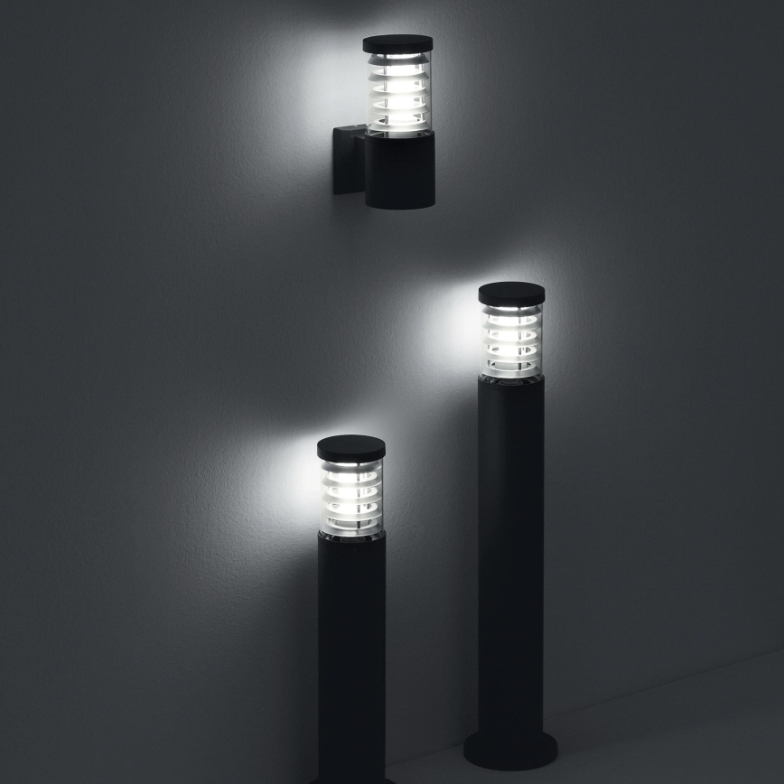 Ideal Lux - Außenleuchte TRONCO 1xE27/42W/230V 80 cm IP65 schwarz
