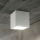 Ideal Lux - Außenstrahler TECHO 1xGU10/20W/230V 9x9 cm IP54 weiß