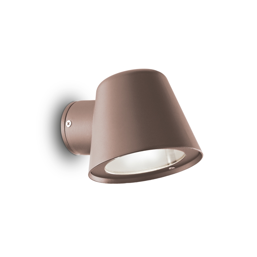 Ideal Lux - Außenwandleuchte GAS 1xGU10/28W/230V IP43 braun