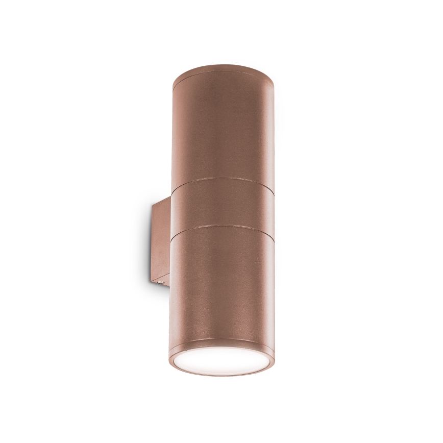 Ideal Lux - Außenwandleuchte GUN 1xE27/60W/230V 31 cm IP54 braun