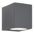 Ideal Lux - Außenwandleuchte UP 1xG9/15W/230V IP44 Anthrazit