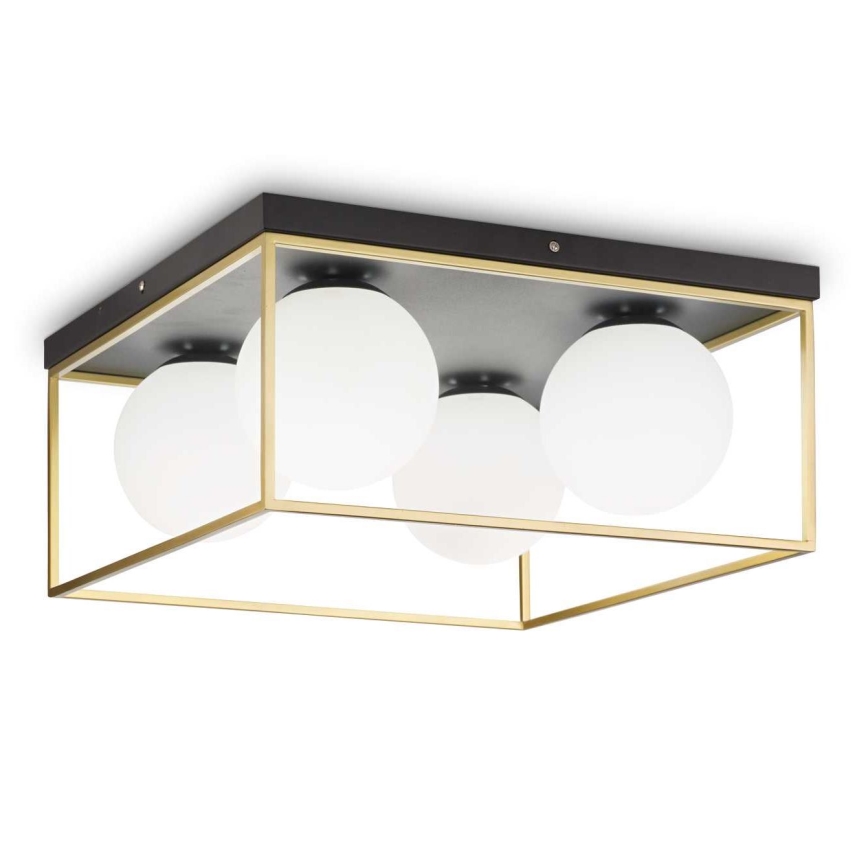 Ideal Lux - Deckenleuchte LINGOTTO 4xE14/40W/230V