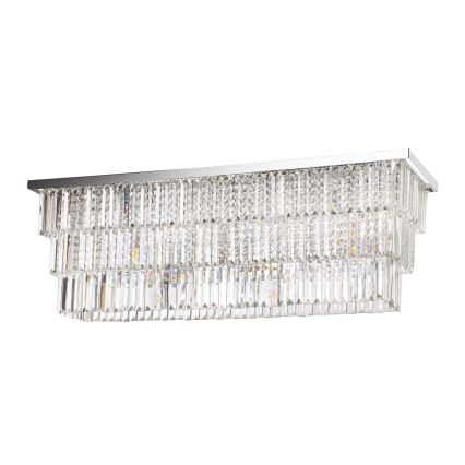 Ideal Lux - Deckenleuchte MARTINEZ 8xE14/40W/230V glänzender Chrom