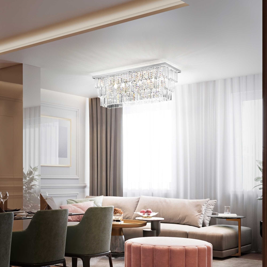 Ideal Lux - Deckenleuchte MARTINEZ 8xE14/40W/230V