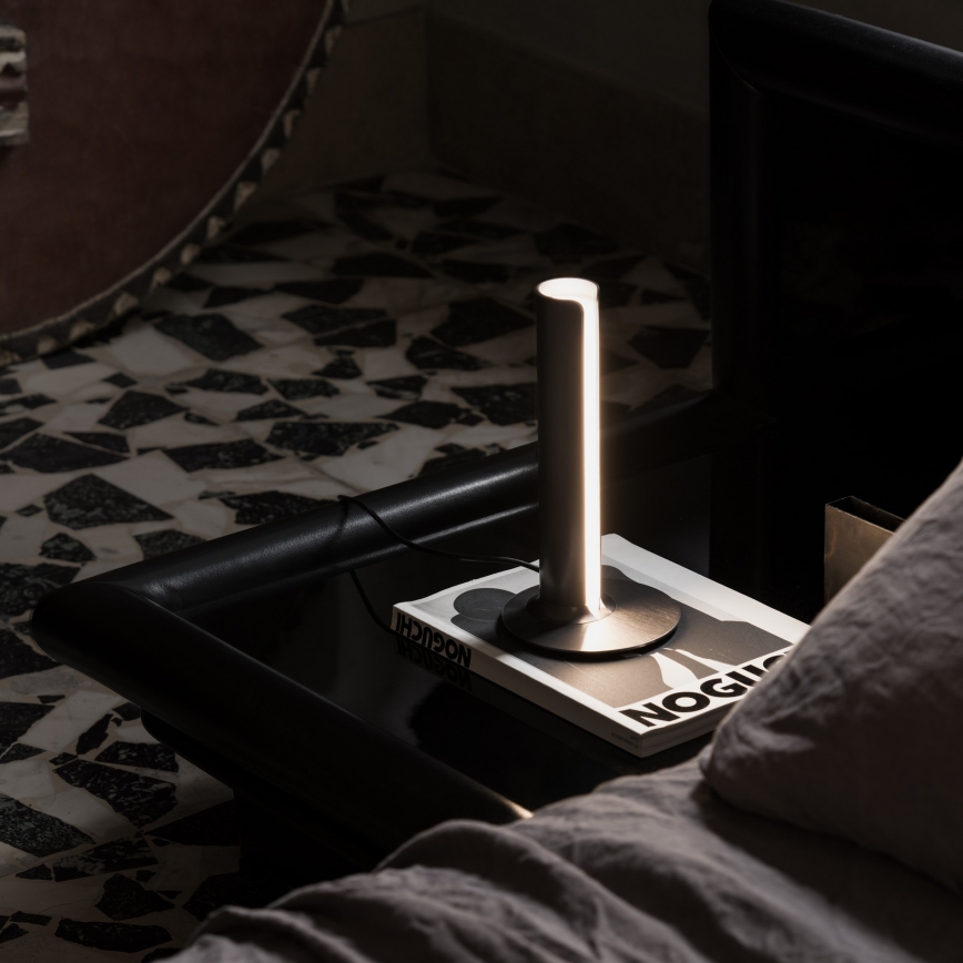 Ideal Lux - Dimmbare LED-Tischleuchte DORICA LED/8W/230V CRI 90 schwarz