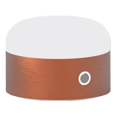 Ideal Lux - Dimmbare LED-Tischleuchte mit Touch-Funktion MIGNON LED/5W/5V d 10 cm CRI 90 kupfern