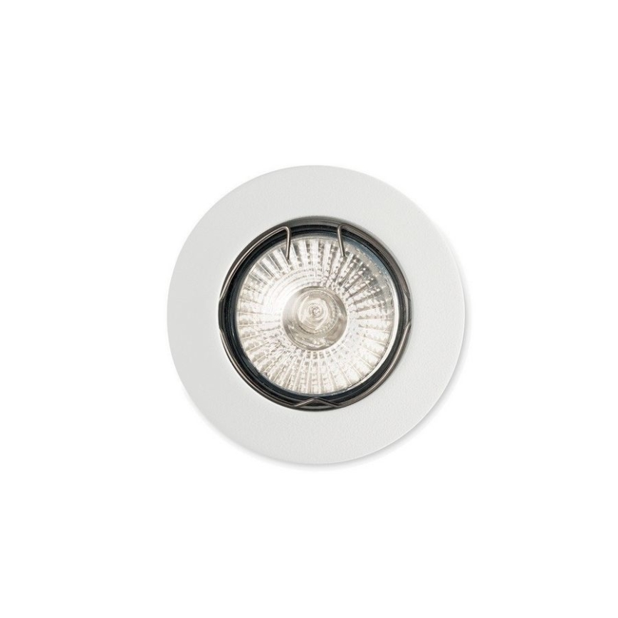 Ideal Lux - Einbauleuchte JAZZ 1xGU10/50W/230V weiß