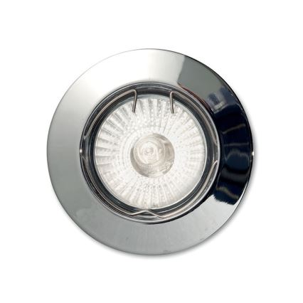 Ideal Lux - Einbauleuchte JAZZ 1xGU10/50W/230V Ø 7,7 cm glänzender Chrom