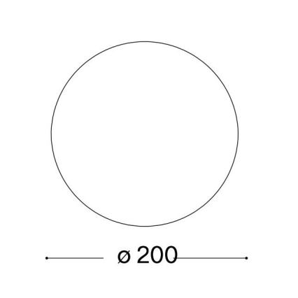 Ideal Lux - Ersatzglas, universell, MAPA E27, Ø 20 cm, weiß