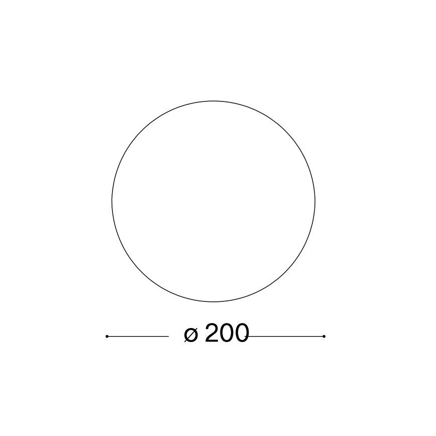 Ideal Lux - Ersatzglas, universell, MAPA E27, Ø 20 cm, weiß