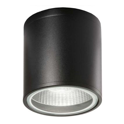 Ideal Lux - Faretto da esterno GUN 1xGU10/28W/230V Ø 11 cm IP55 nero