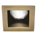 Ideal Lux - Faretto da incasso FUNKY 1xGU10/50W/230V 9x9 cm ottone