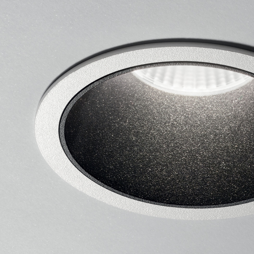 Ideal Lux - Faretto da incasso a LED GAME TRIM LED/11W/230V 3000K CRI 90 Ø 8,5 cm IP40 nero/bianco
