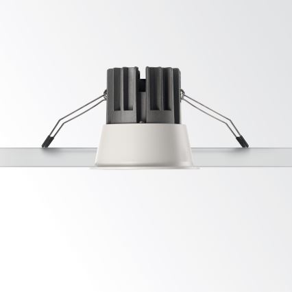 Ideal Lux - Faretto LED da incasso per bagno GAME TRIM LED/11W/230V 3000K CRI 90 Ø 8,5 cm IP65 bianco