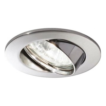 Ideal Lux - Faretto da incasso SWING 1xGU10/28W/230V Ø 8,2 cm cromo lucido