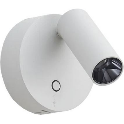 Ideal Lux - Faretto da parete LED dimmerabile a sfioramento ELF LED/3W/230V CRI 95 bianco