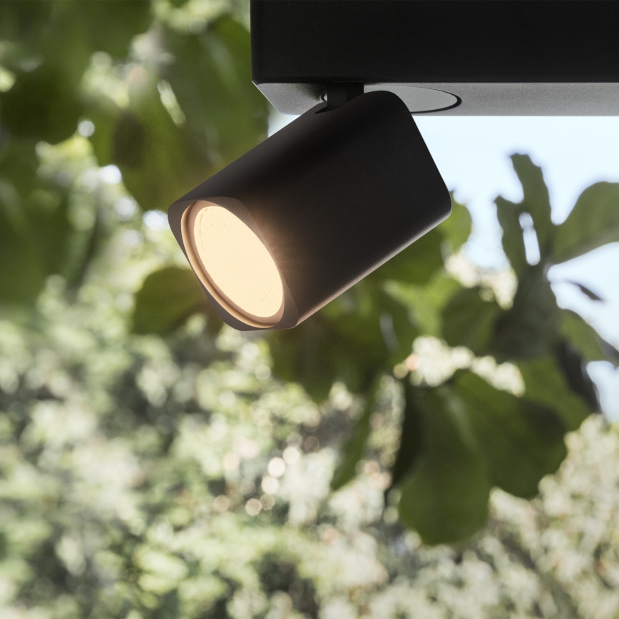 Ideal Lux - faretto da parete LED RUDY 2xGU10/7W/230V CRI 90 nero