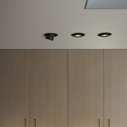 Ideal Lux - Faretto da incasso a LED NOVA 6W/230V 3000K CRI 90 Ø 6,8 cm nero