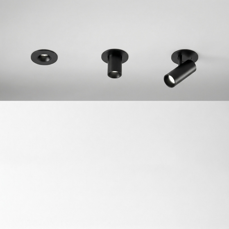 Ideal Lux - Faretto da incasso a LED NOVA 6W/230V 3000K CRI 90 Ø 6,8 cm nero