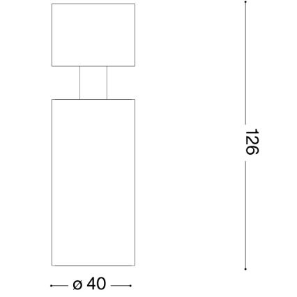 Ideal Lux - Faretto LED DYNAMITE 1xGU10/7W/230V CRI 90 nero