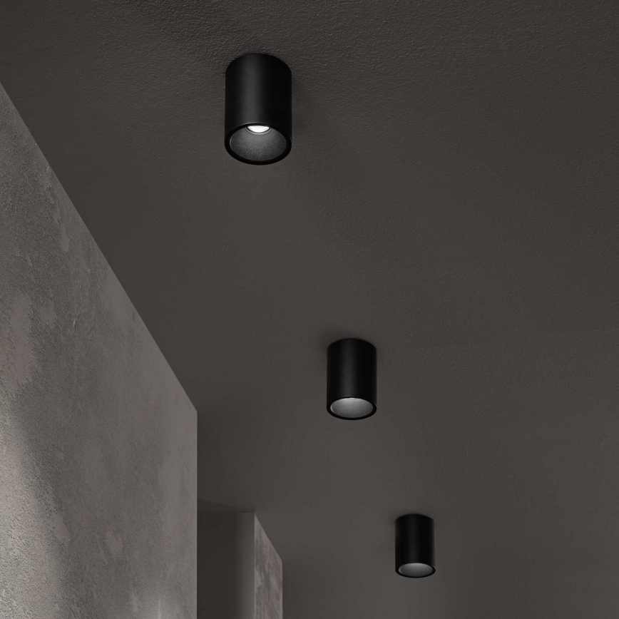 Ideal Lux - Faretto LED NITRO LED/10W/230V diametro 8 cm CRI 90 nero
