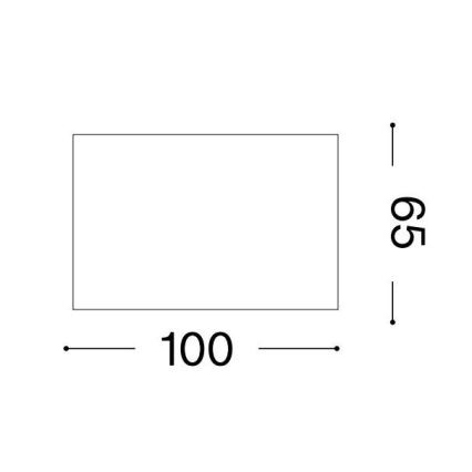 Ideal Lux - Faretto LED SPIKE 1xGX53/9W/230V 10x10 cm oro