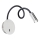 Ideal Lux - Flexible kleine LED-Leuchte FOCUS LED/3,5W/230V CRI 90 grau/glänzendes Chrom