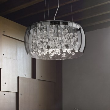 Ideal Lux - Hängeleuchte AUDI 5xG9/40W/230V rauchig