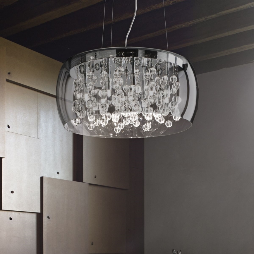 Ideal Lux - Hängeleuchte AUDI 5xG9/40W/230V rauchig