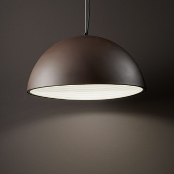 Ideal Lux - Hängeleuchte FOLK 1xE27/60W/230V d 40 cm braun