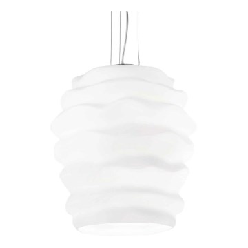 Ideal Lux - Hängeleuchte KARMA 1xE27/60W/230V d 38 cm weiß
