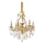 Ideal Lux - Kristall-Kronleuchter an Kette GIOCONDA 6xE14/40W/230V d 62 cm golden