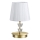 Ideal Lux - Kristall-Tischlampe PEGASO 1xE14/28W/230V goldfarben