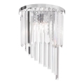 Ideal Lux - Kristall-Wandleuchte CARLTON 3xE14/40W/230V glänzendes Chrom