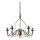 Ideal Lux - Kronleuchter an Kette CORTE 5xE14/40W/230V d 54 cm kupfern
