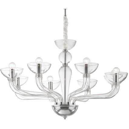Ideal Lux – Kronleuchter CASANOVA 8×E14/40W/230V