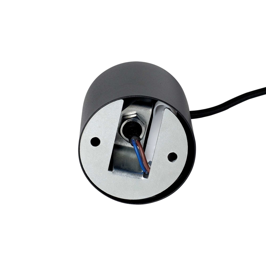 Ideal Lux - Lampada a sospensione LED LOOK 1xGU10/7W/230V CRI 90 Ø 6 cm nero
